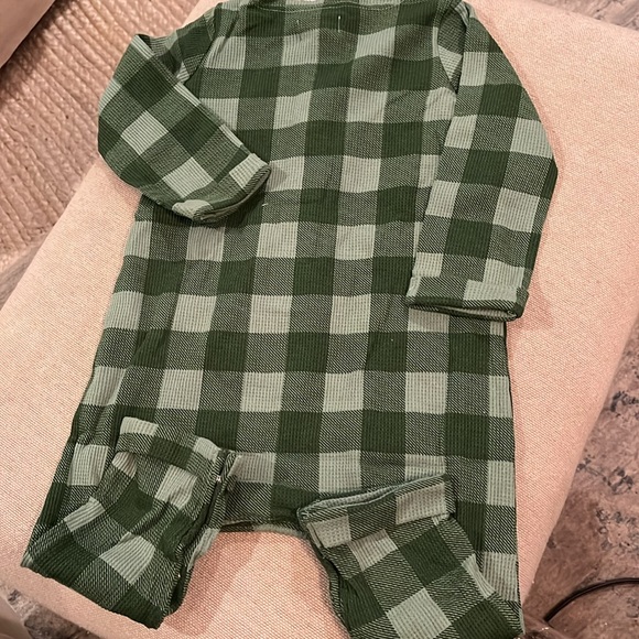 Mud Pie Baby Boys Green Plaid Bodysuit/NWT/12-18M - Picture 11 of 11